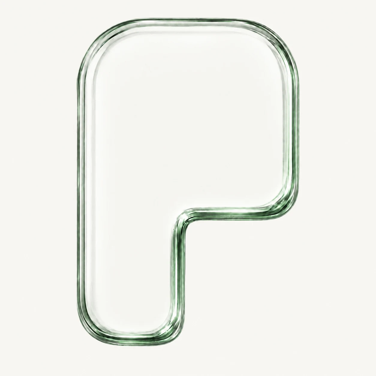 Clean translucent PONS symbol